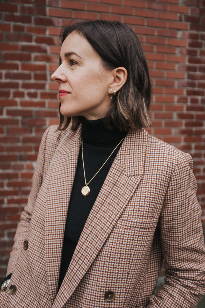 Everlane Oversized Blazer, Dr Marten Platform Boots