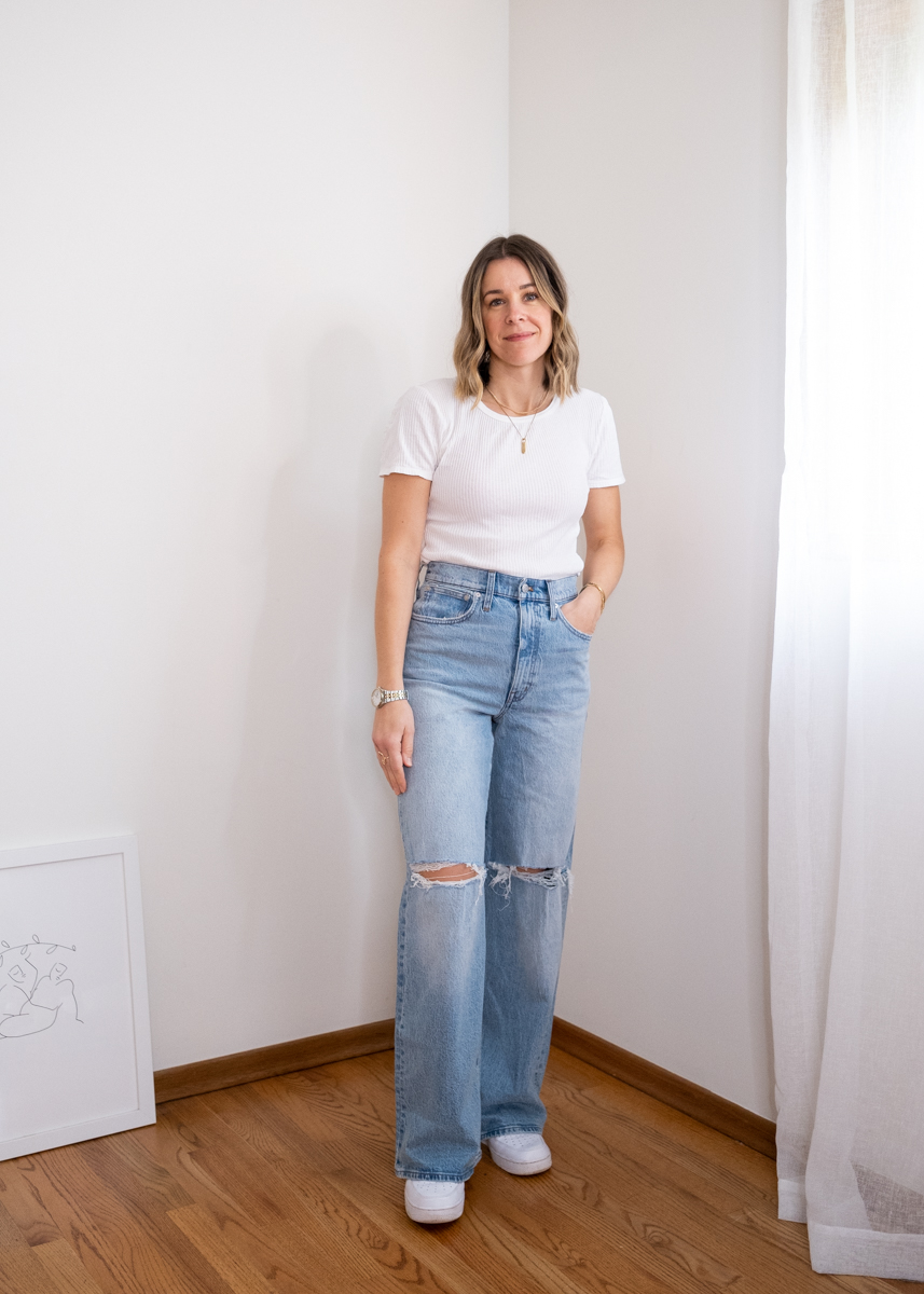 MADEWELL Superwide Leg Jeans NEW 27